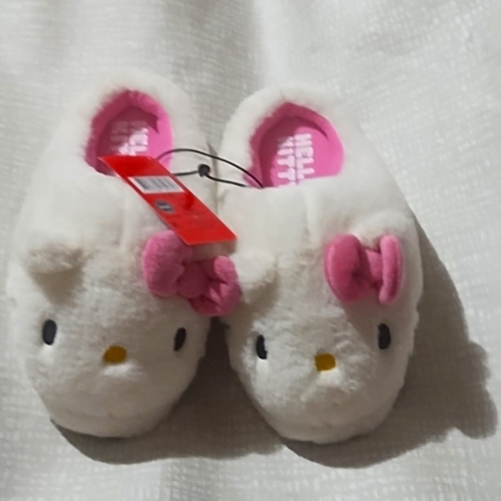 Hello Kitty Plush Slippers  for Girl's and Women